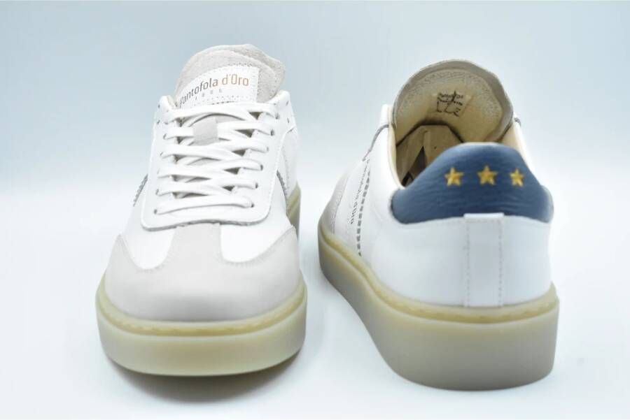 Pantofola d'Oro Stijlvolle Wit Blauw Ecru Schoenen