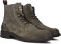 Pantofola D'Oro Taupe Suède Veterschoenen Sondrio High Gray Heren - Thumbnail 7