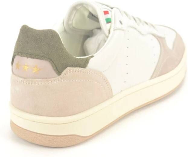 Pantofola D'Oro Wit + Beige Sneaker N. Beige Heren