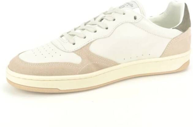 Pantofola D'Oro Wit + Beige Sneaker N. Beige Heren