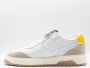 Pantofola D'Oro Witte Damessneakers met Gele en Grijze Details Multicolor Dames - Thumbnail 4