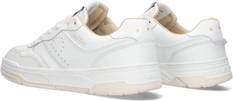 Pantofola d'Oro Witte leren sneakers voor heren