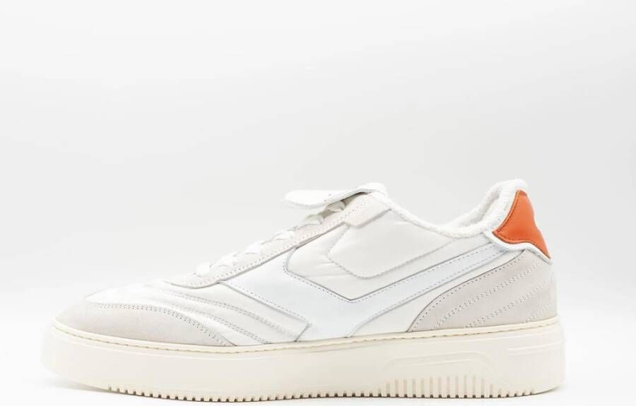 Pantofola d'Oro Witte Sneakers Basketbal Stijl