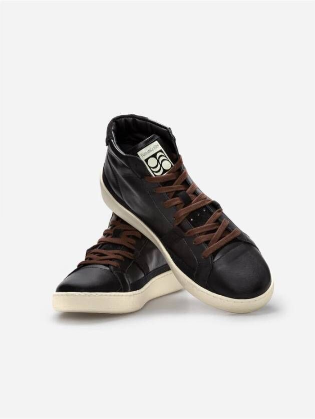 Pantofola d'Oro Witte Sneakers Goud Mid Stijl