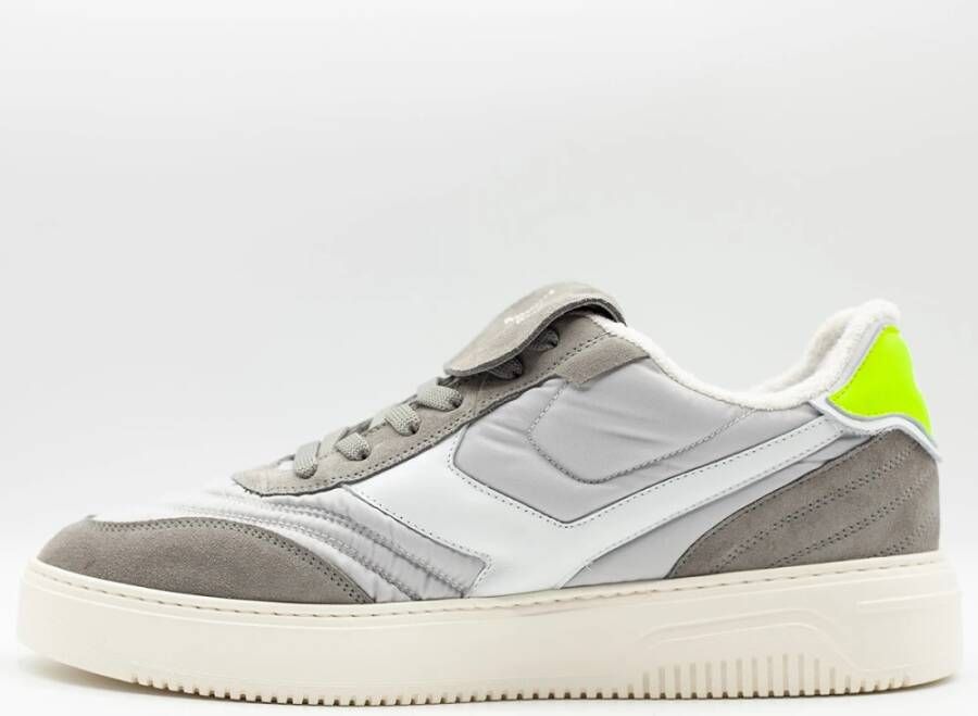 Pantofola D'Oro Witte Sneakers Multicolor Leer Suède Multicolor Heren
