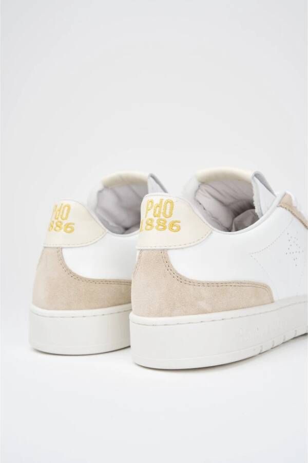 Pantofola D'Oro Witte Sneakers Wembley Stijl White Heren