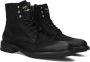 Pantofola D'Oro Zwarte Leren Hoge Veterschoenen Black Heren - Thumbnail 7
