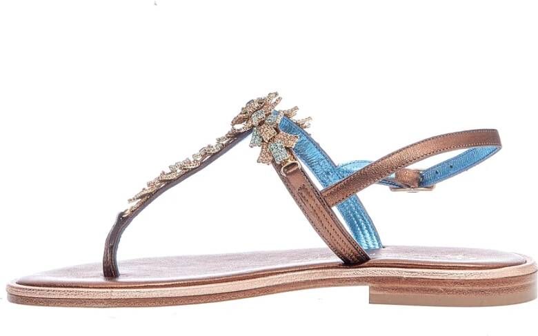 Paola Fiorenza Sandals Brown Dames