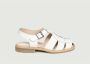 Paraboot Iberis Strappy Leren Sandalen Wit Dames - Thumbnail 4