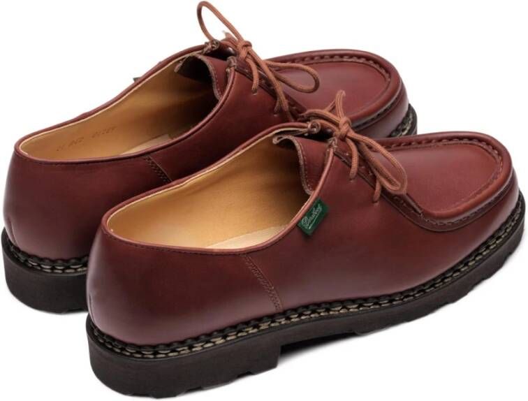 Paraboot Tijdloze Derby Schoenen met Piping
