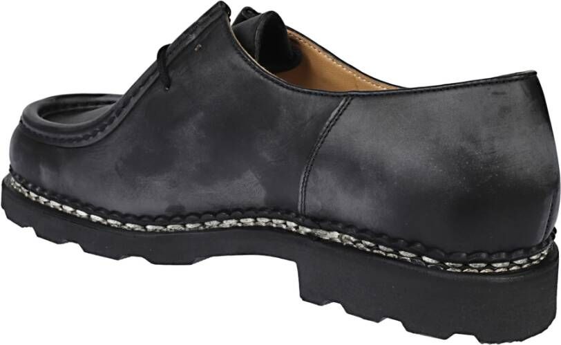 Paraboot Vintage Zwarte Veterschoenen