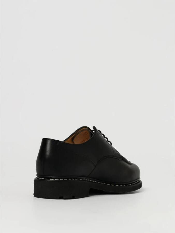 Paraboot Zwarte leren Derby schoenen