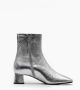 Parallele Zilveren Leren Slingback Hakken Gray Dames - Thumbnail 3