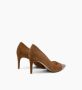 Parallele Brandy Suède Pump Anna Brown Dames - Thumbnail 8
