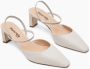 Parallele Elastische Achterleren Hak Pinto Beige Dames - Thumbnail 3