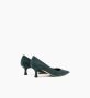 Parallele Groene suède stretch laars Green Dames - Thumbnail 4
