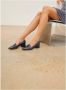 Parallele Navy Leren Pump Alvin Blue Dames - Thumbnail 6