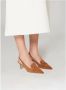 Parallele Brandy Suède Pump Anna Brown Dames - Thumbnail 2