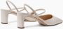 Parallele Elastische Achterleren Hak Pinto Beige Dames - Thumbnail 2