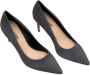 Parallele Rode Suède Pumps met Puntige Neus Gray Dames - Thumbnail 7
