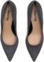 Parallele Rode Suède Pumps met Puntige Neus Gray Dames - Thumbnail 8