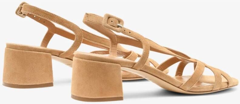 Parallele Sandalen met hoge hak