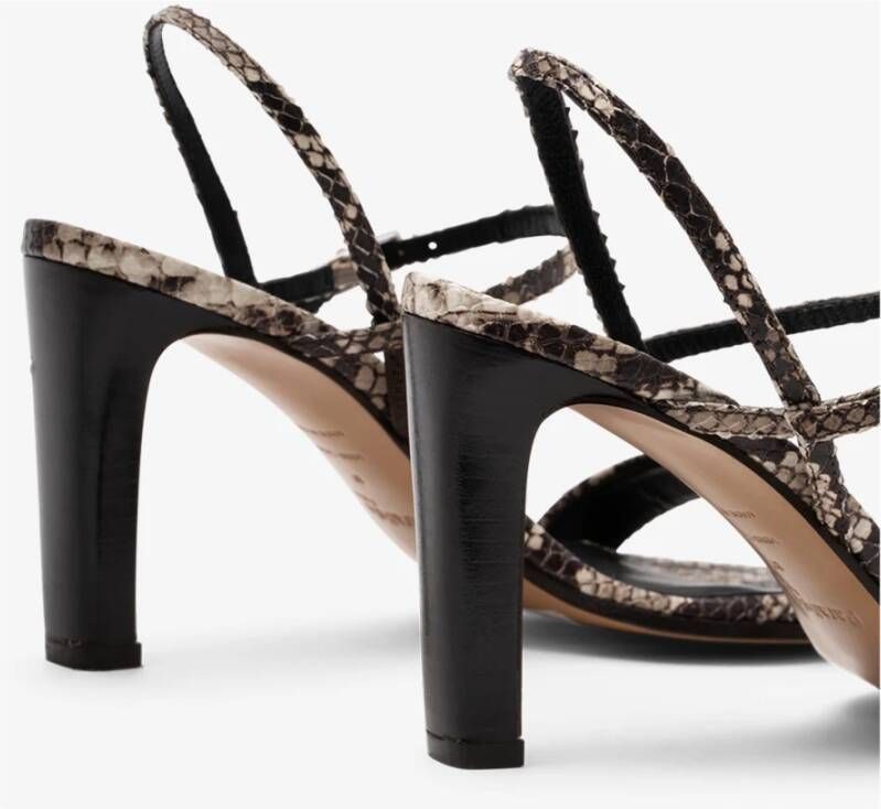 Parallele Sandalen met Hoge Hakken