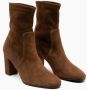 Parallele Stretch suède laars in cognac Brown Dames - Thumbnail 7