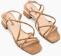 Parallele Camel Slingback in Suède Brown Dames - Thumbnail 4