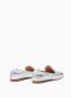 Parallele Zilveren zachte leren mocassins Gray Dames - Thumbnail 2