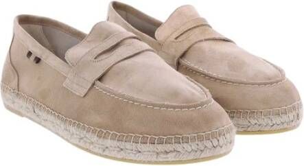 Paris Punk Beige Penny Loafer voor heren