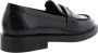Paris Punk Zwarte Penny Loafer Schoenen - Thumbnail 3