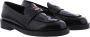 Paris Punk Zwarte Penny Loafer Schoenen - Thumbnail 4