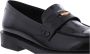 Paris Punk Zwarte Penny Loafer Schoenen - Thumbnail 5