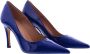 Paris Punk Dames Lakleren Pump Blauw Purple Dames - Thumbnail 4