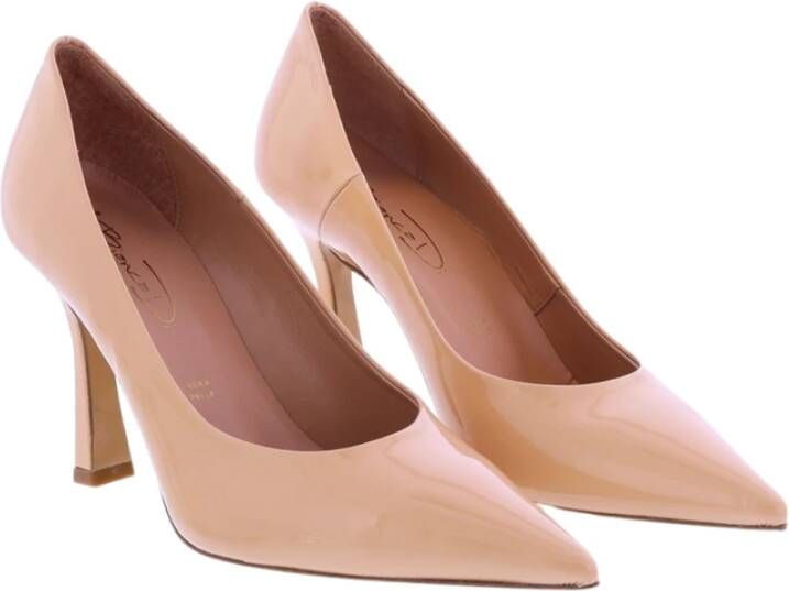 Paris Punk Dames Pump Lakleer Beige Dames