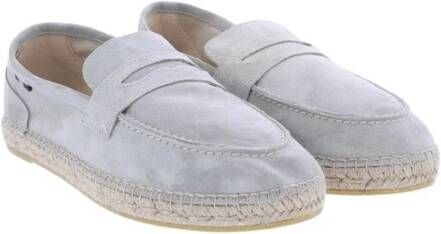 Paris Punk Grijze Penny Loafer Schoenen