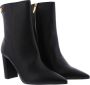 Paris Punk Chic Cosmo Leren Zwarte Damesschoenen - Thumbnail 4