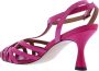 Paris Punk Sandalo Vernice Roze Dames - Thumbnail 2