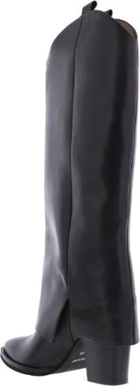 Paris Punk Stivale Vitello Nero Black Dames