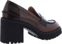 Paris Punk Uma Parker Mocassino Brown Dames - Thumbnail 5