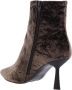 Paris Punk Velvet Troncheto Velluto Boot Brown Dames - Thumbnail 4