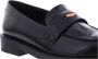 Paris Punk Zwarte Penny Loafer Schoenen - Thumbnail 7