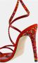 Paris Texas Betoverende leren sandalen met circus kristallen - Thumbnail 2