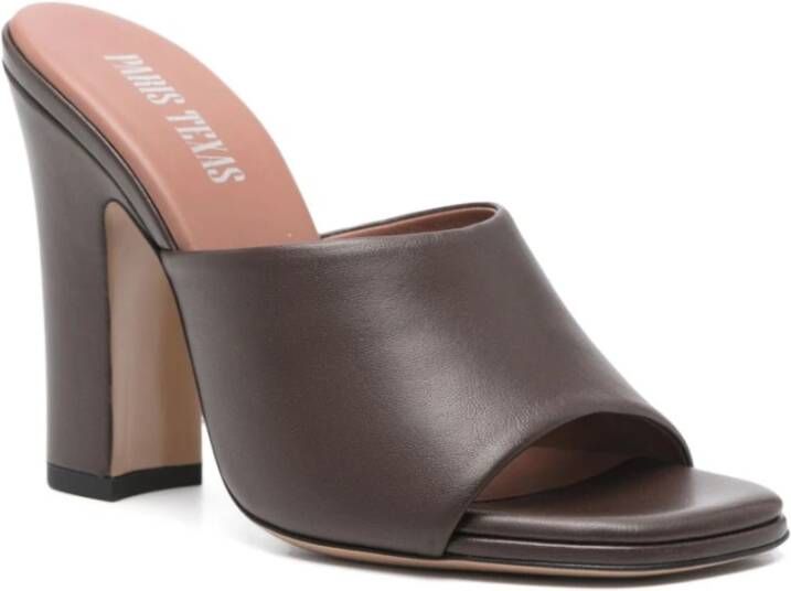 Paris Texas Bruine Sandalen Stijlvol Open Teen Design