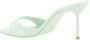 Paris Texas Chique Stiletto Hak Patent Leren Sandalen Green Dames - Thumbnail 3