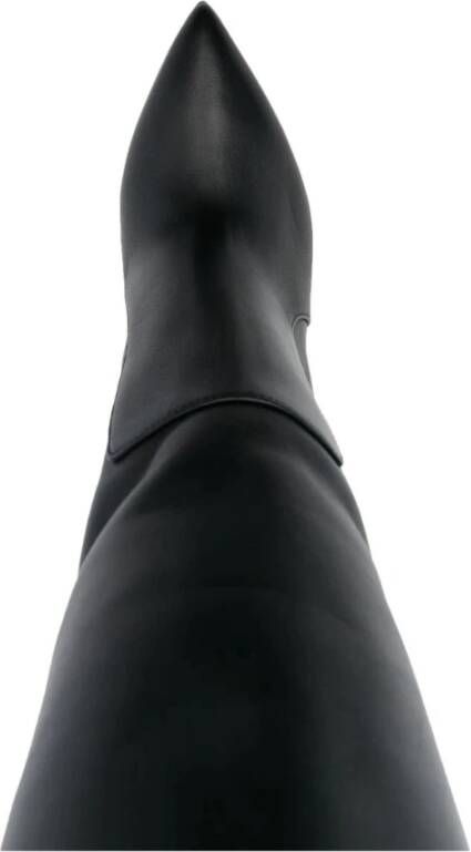 Paris Texas Elegant Zwart Stiletto Hoge Laarzen Black Dames