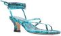 Paris Texas Flat Sandals Blue Dames - Thumbnail 2