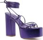 Paris Texas Verhoogde Sandalen Px563 Xnpl3 Purple Dames - Thumbnail 4