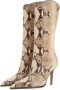Paris Texas Ashley Krokodil Effect Haklaarzen Beige Dames - Thumbnail 9